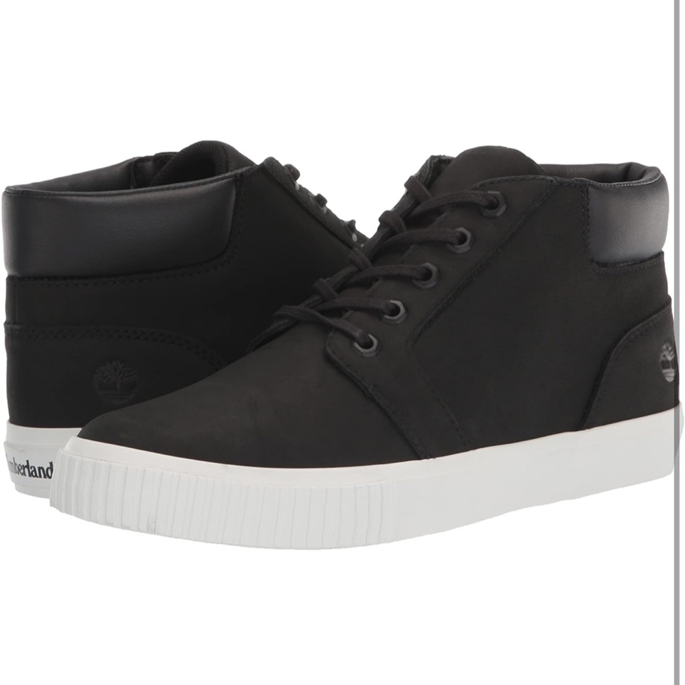 Timberland Women's Skyla Bay Chukka Hiking Boot Sneakers black white 7 New